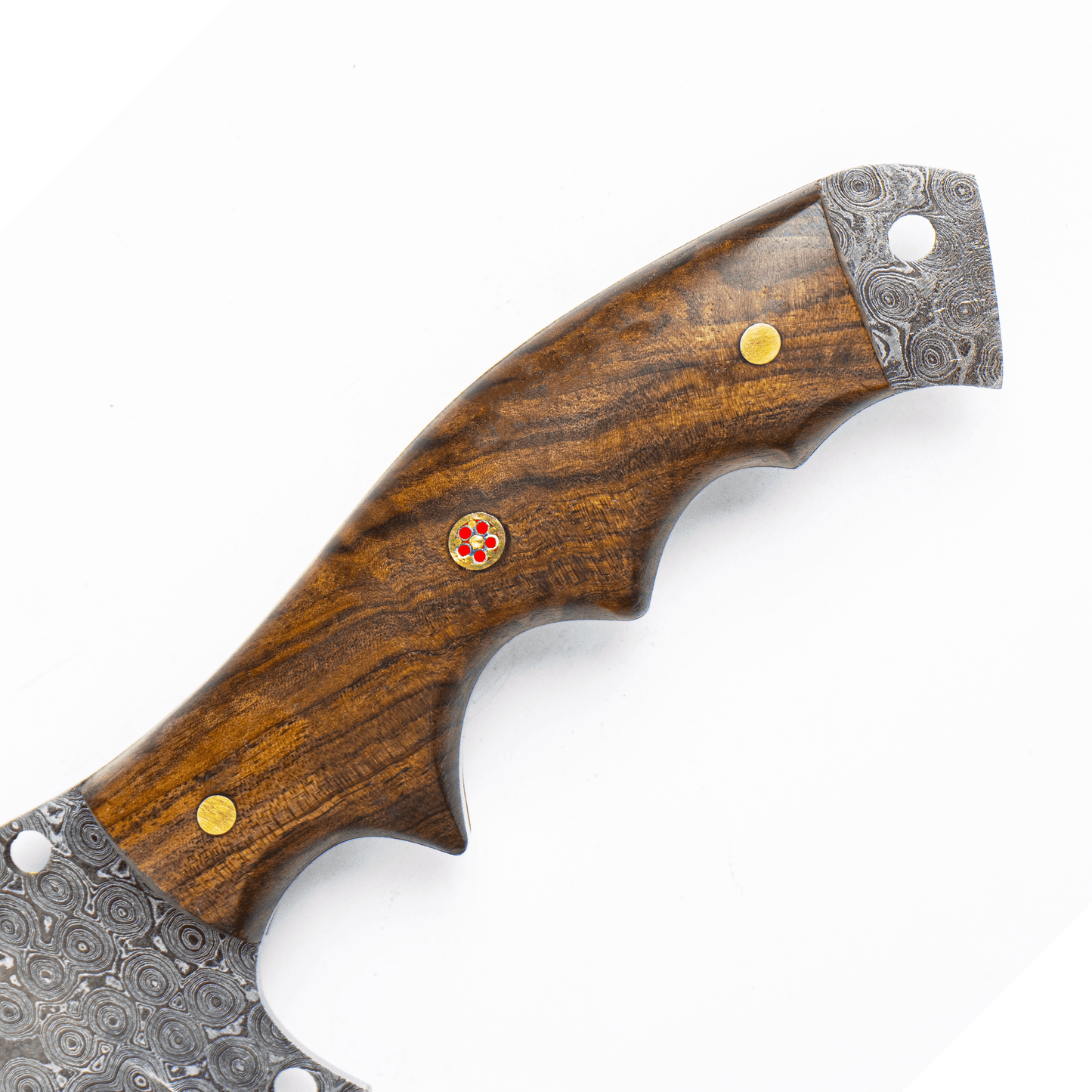 Damascus Steel walnut wood knife - Himalt