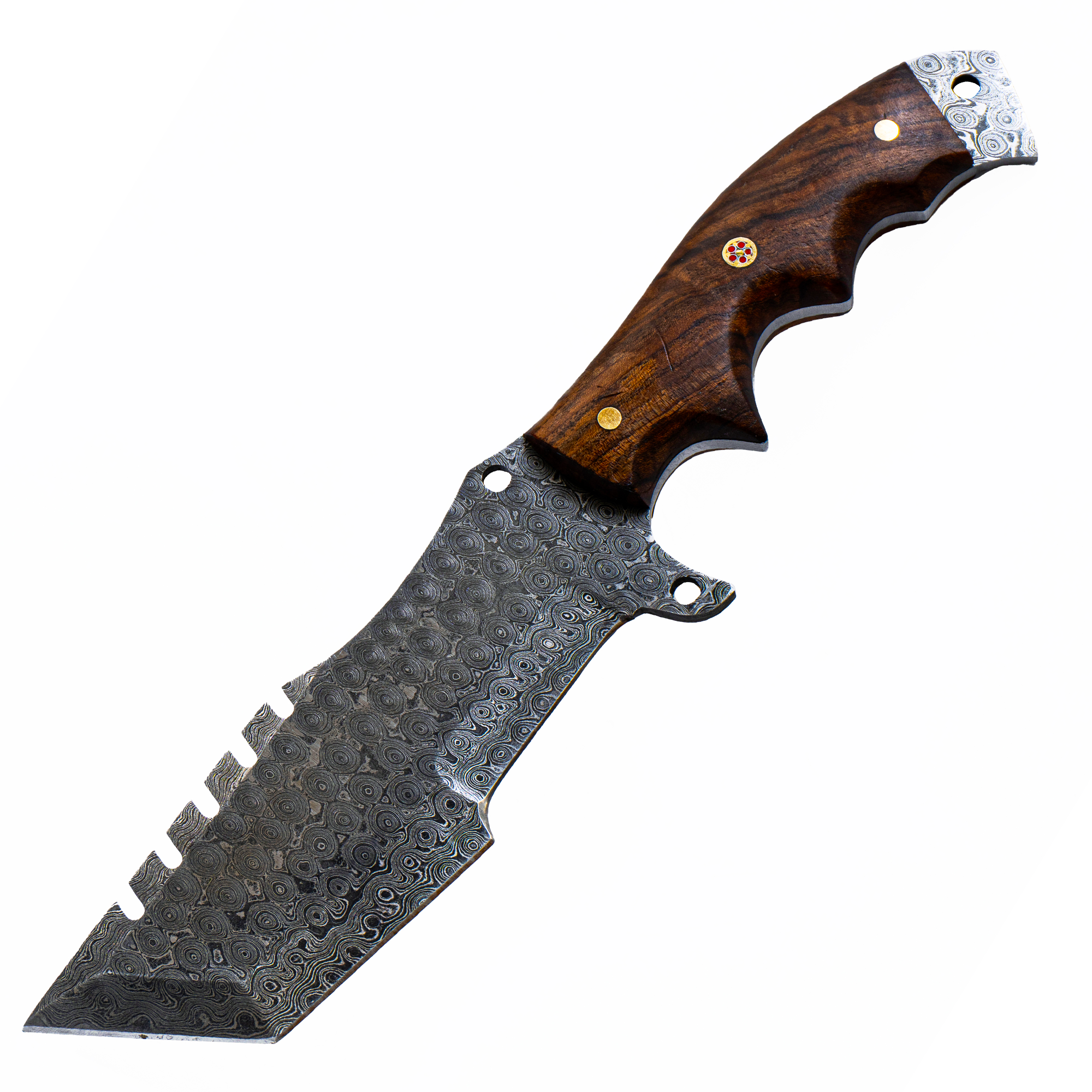 Damascus Steel Rosewood knife