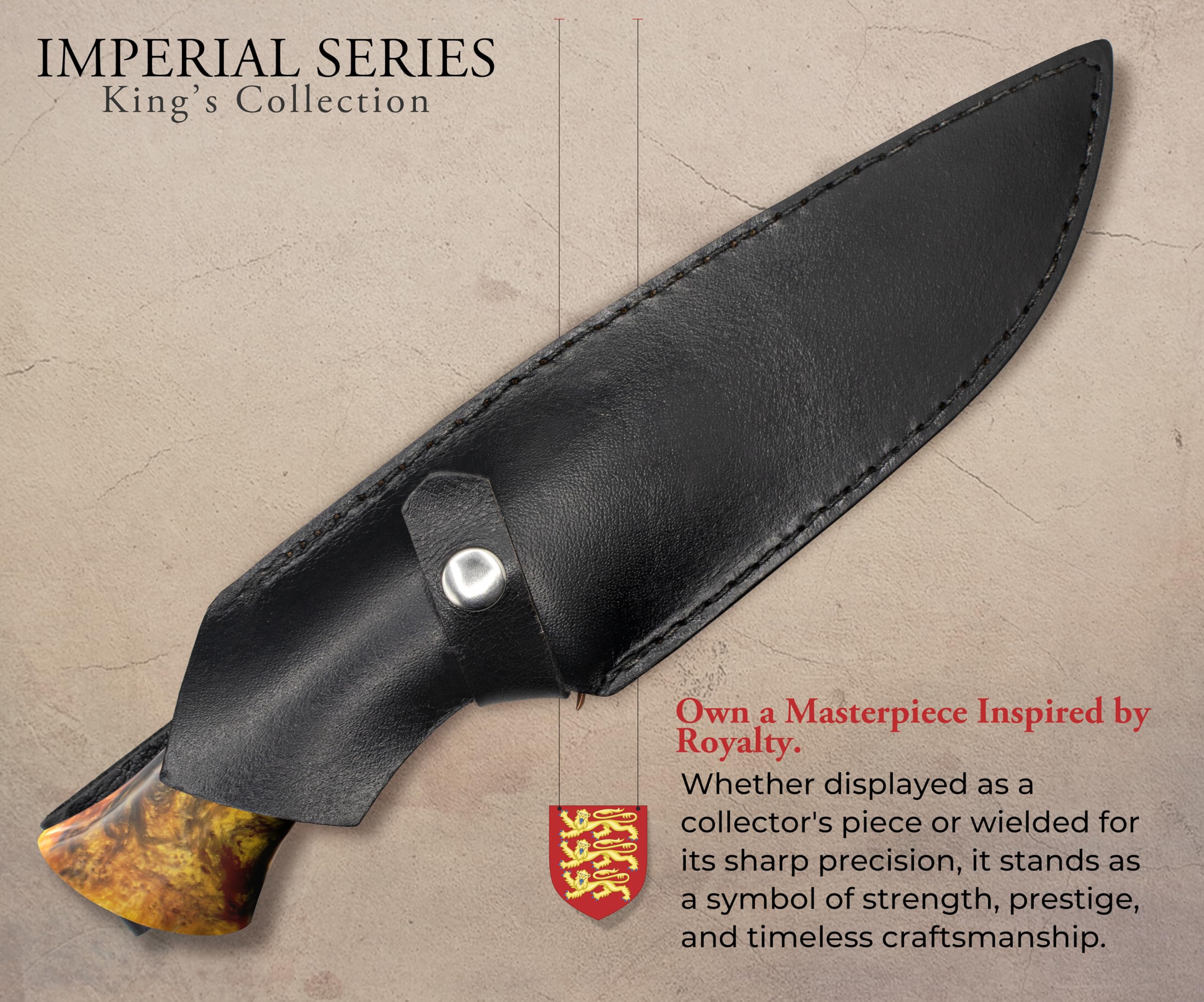 Damascus Steel Bowie Hunting Knife